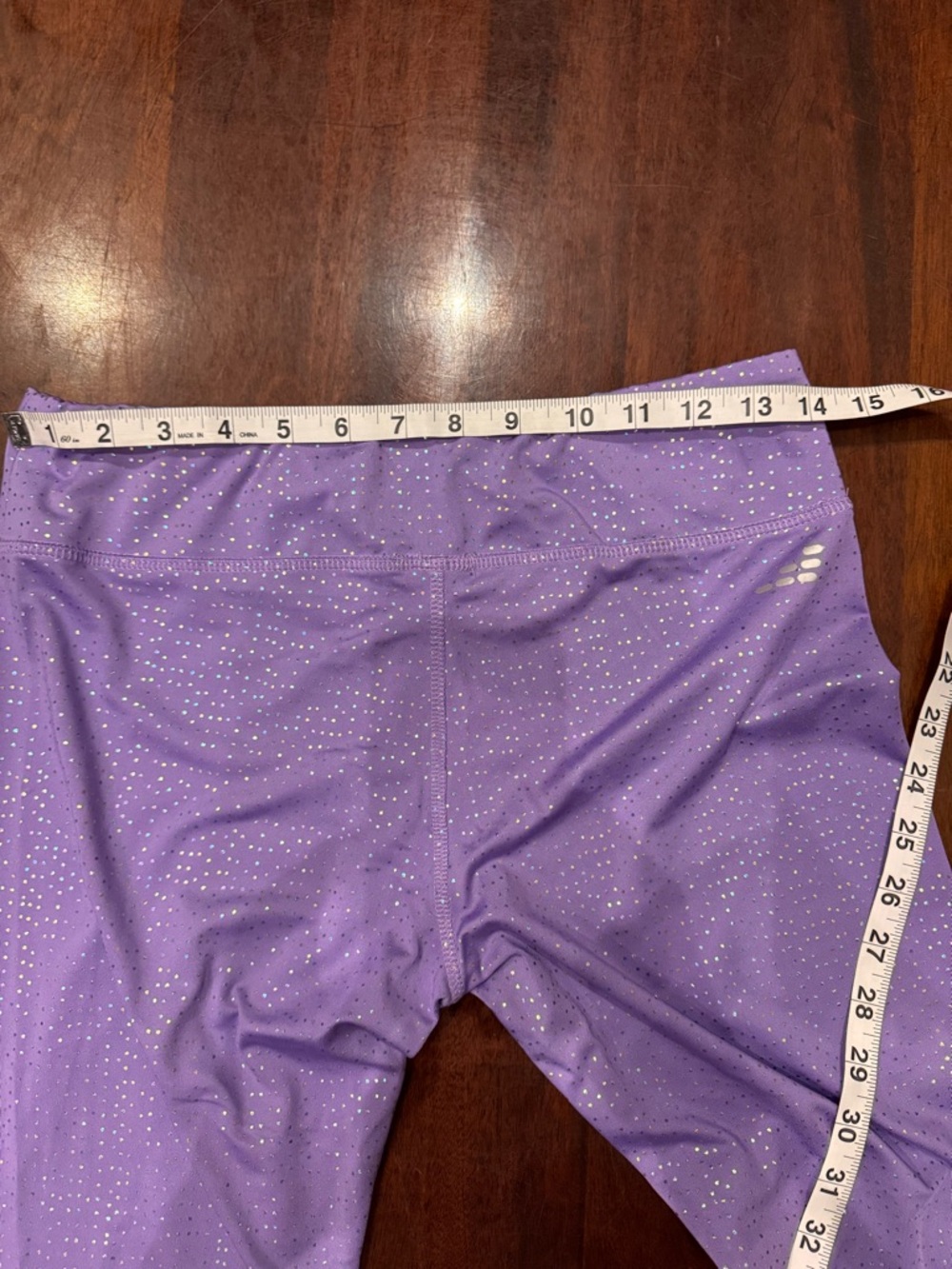 bcg Purple Holographic Dot Leggings - Picture 5 of 6